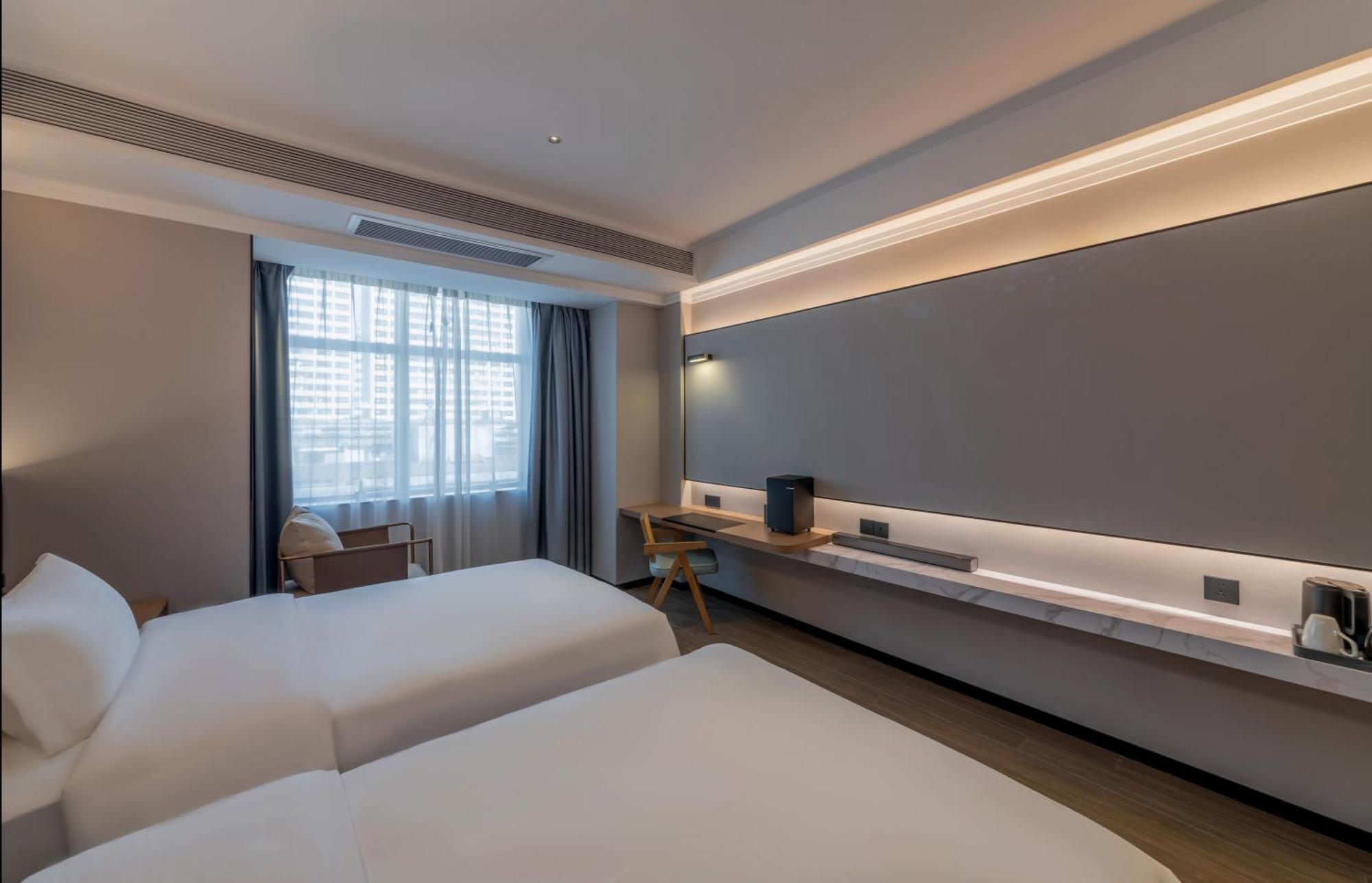 Luyue Hotel Movie Hotel Huaqiangbei Convention And Exhibition Center Branch Shenzhen Eksteriør bilde