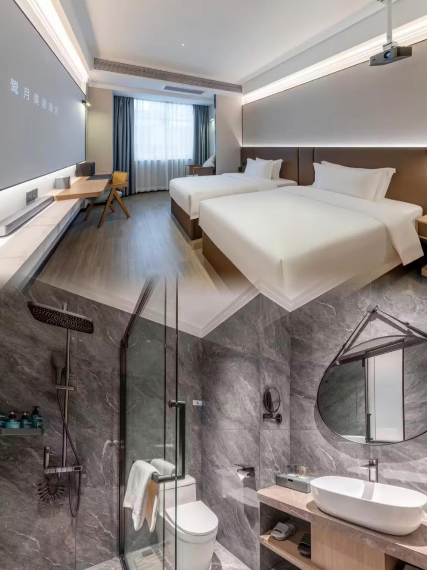 Luyue Hotel Movie Hotel Huaqiangbei Convention And Exhibition Center Branch Shenzhen Eksteriør bilde