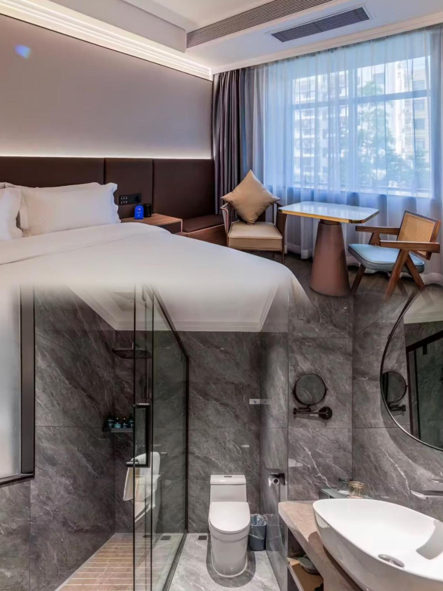 Luyue Hotel Movie Hotel Huaqiangbei Convention And Exhibition Center Branch Shenzhen Eksteriør bilde